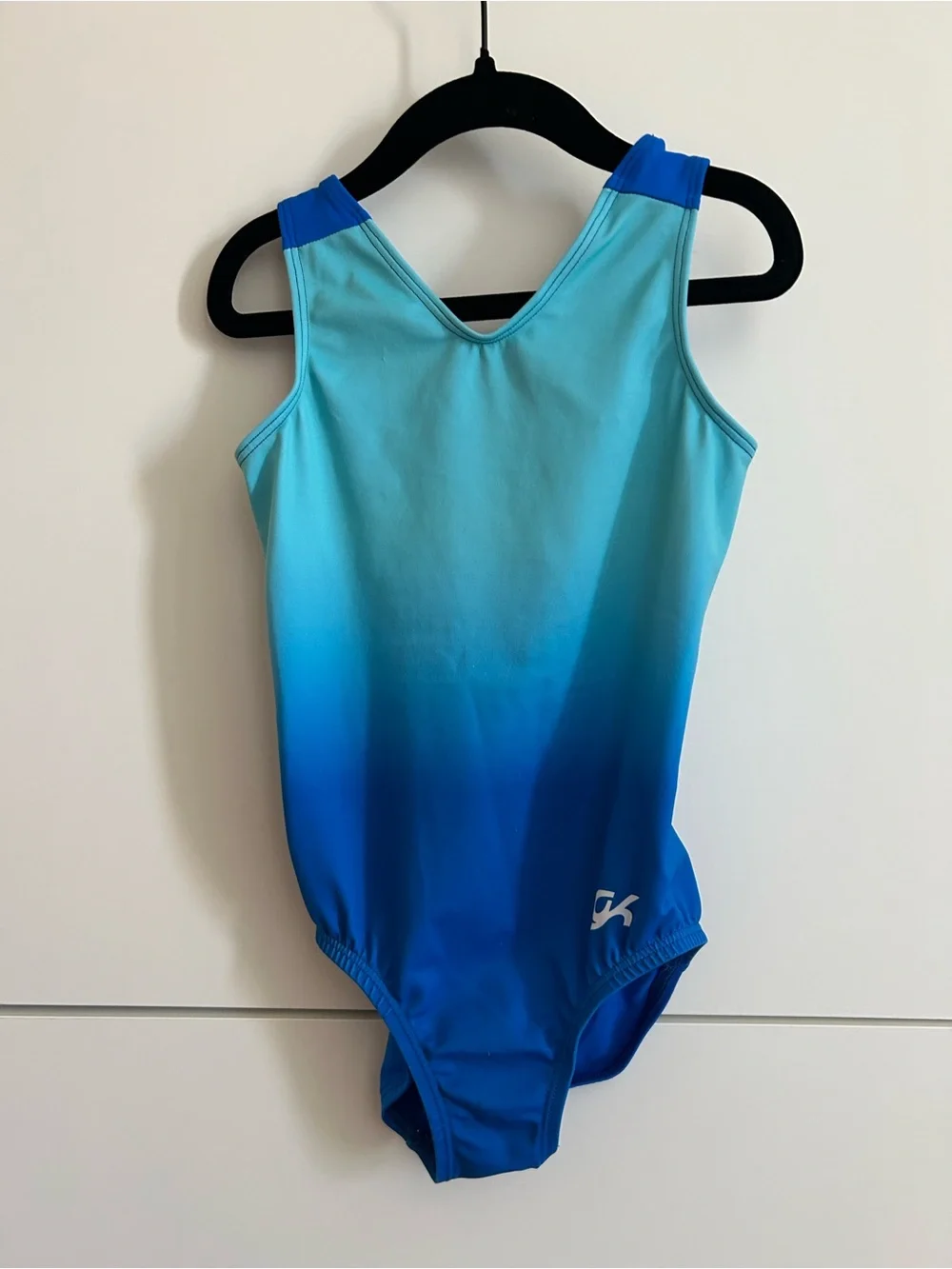 GK Blue Ombre Gymnastics Leotard - CM Child’s Medium
